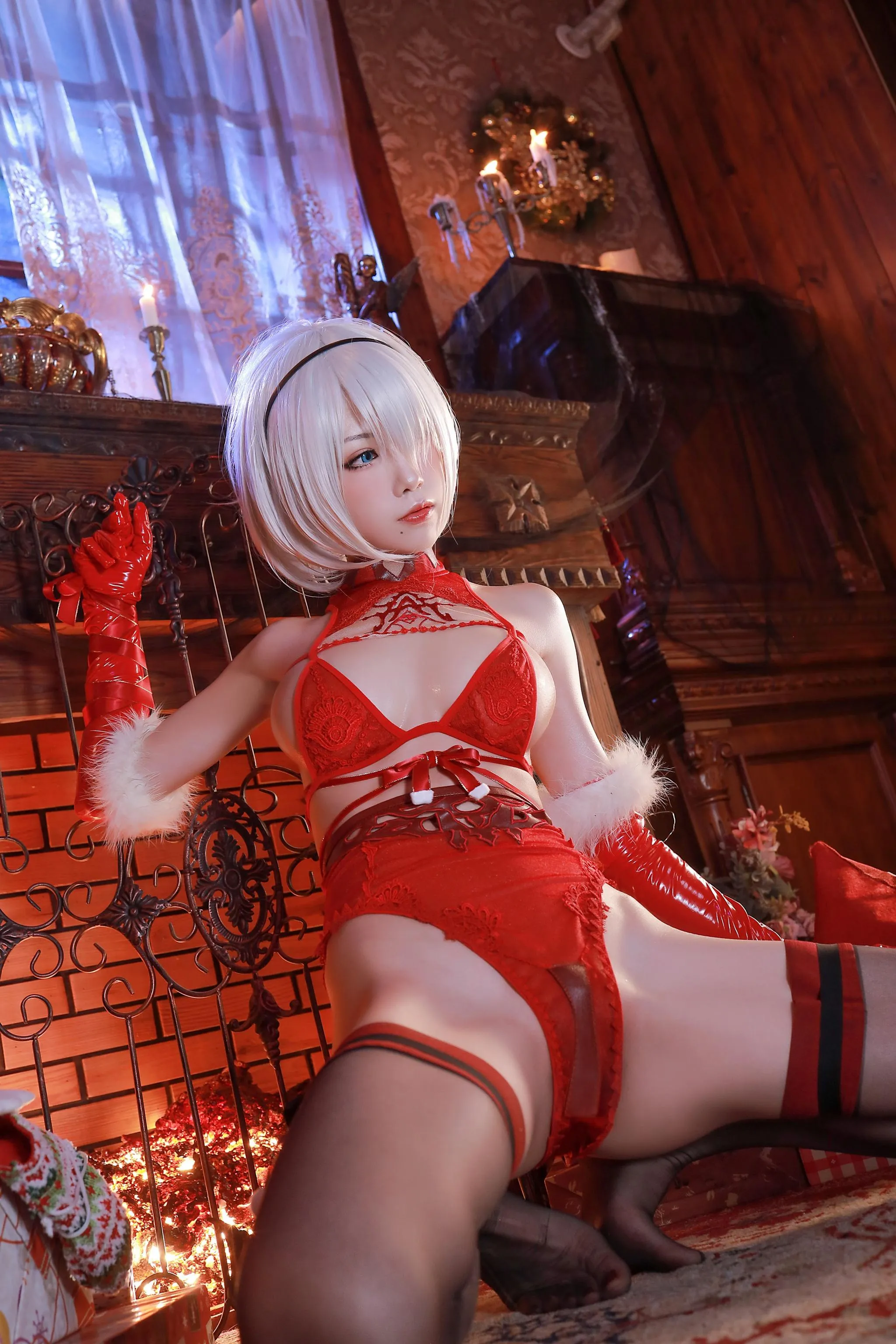 水淼Aqua – NO.72 圣诞2B连体装加丝带装 [105P]插图8